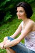 woman in the park