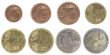 Uncirculated euro coins set with new map