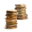 two coins stacks