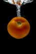 Tomato in water macro