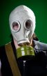 man in gas-mask