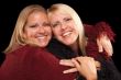 Two Beautiful Smiling Sisters Portrait