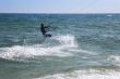 Kite surfer makes a splash