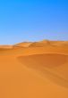 sand dunes and cloudless sky