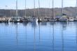 Row of yachts at the harbor