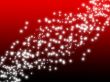 Abstract red background with particles
