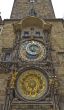 Famous astronomical clock on the town hall in Prague