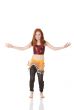 Young belly dancing girl