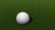 golf ball on grass