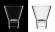 Isolated liqueur glass