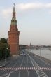 Tower Moscow Kremlin and road