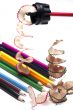 pencil and shavings close up