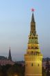 Tower Moscow Kremlin with red star