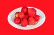 strawberry in a plate