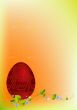 Red easter egg