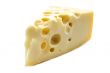 cheese on white background