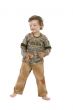 Little boy isolated on white background