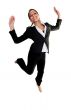 happy businesswoman