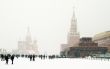 Moscow red square in winter
