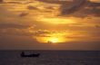 Sunset on the ocean -Bayahibe - Dominican republic