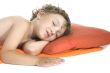 sleep little boy on white background