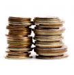 two coins stacks