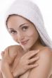 Closeup portrait of young beautiful woman