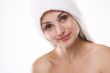 young beautiful woman after bath