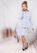 young businesswoman making a call