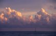 Sunset & cumulus clouds -   Dominican republic
