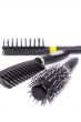 three hairbrushes