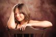 Pretty Hispanic Girl Portrait