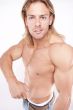 Athletic sexy male body builder