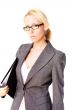 business blonde woman