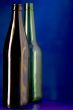 Glass bottle closeup