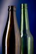 Glass bottle closeup