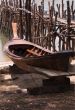 Old Wood Pier with Boat; Phang Nga Bay