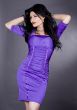 woman in purple dress