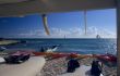 sailboards on Bayahibe beach - Dominican republic