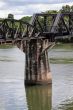 Historical River Kwai bridge; Thailand