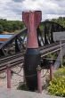 Aircraft bomb at the River Kwai bridge