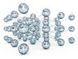 crystalline molecular grate made of disco balls