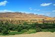 panorama of a village among Moroccan hills