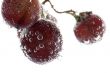 grapes with bubbles macro