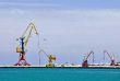 Cranes, loading equipment, port of Heraklion