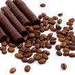 chocolate bars and coffee