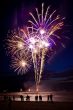 Fireworks on the beach