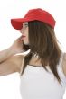 emotional girl in red cap
