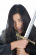 Sexy girl with sword
