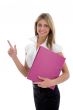 Business woman with folder